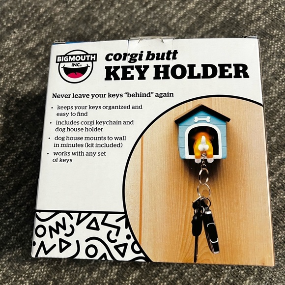 NWT Corgi Butt & Dog House Key Holder Big Mouth Inc. - Picture 5 of 11